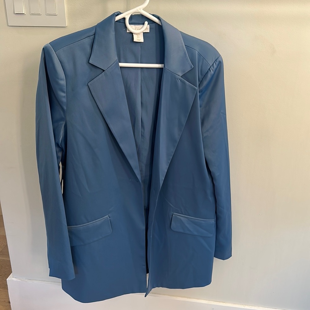 Super soft blue blazer